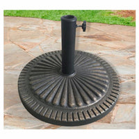 Umbrella Base, Bronze, 22-In.