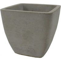 Planter, Tapered Square, Fiber Cement, 3.7 x 3.5-In. (Pack of 4)