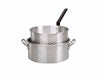 Deep Fryer Pot, Punched Aluminum, 10-Qt.