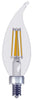 GE Refresh CAC E12 (Candelabra) LED Bulb Daylight 40 Watt Equivalence 4 pk