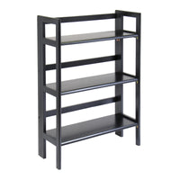 Winsome 38.5 in. H X 27.8 in. W X 11.50 in. D Black Wood Bookshelf