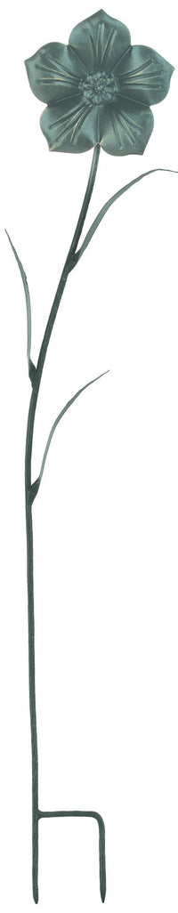 Gardman 8433 6" X 3" X 36"  Metal Periwinkle Garden Stake                                                                                             