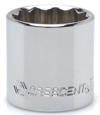 Crescent Cds33n 3/8 Drive 7/8 12 Pt Chrome Sae Socket