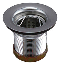 Keeney 2 to 2-1/2 in. Chrome Stainless Steel Sink Strainer