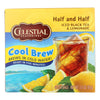 Celestial Seasonings Black Tea - Cool Brew Half and Half - Case of 6 - 40 BAG