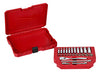 Milwaukee 1/4 in. drive SAE Ratchet and Socket Set 90 teeth