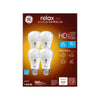 GE Relax HD A19 E26 (Medium) LED Light Bulb Soft White 60 Watt Equivalence 4 pk