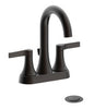 Ultra Faucets Nita Oil Rubbed Bronze Centerset Bathroom Sink Faucet 4 in.