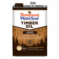 Thompson's WaterSeal Penetrating Timber Oil Transparent Cedar Penetrating Timber Oil 1 gal (Pack of 4)