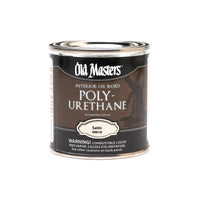 Old Masters Satin Clear Oil-Based Polyurethane 0.5 pt (Pack of 6)