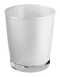 InterDesign 2.4 gal. Clear York Wastebasket (Pack of 2)