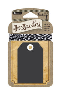 Hampton Art Jar Jewelry Chalkboard Canning Tag 1 pk