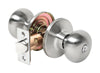 Tell Finishing Touches Parkland Satin Nickel Entry Knobs 1-3/4 in.