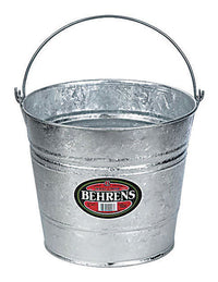 Behrens  14 qt. Galvanized Pail  Gray