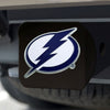 NHL - Tampa Bay Lightning Black Metal Hitch Cover - 3D Color Emblem