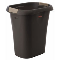 Rubbermaid 5.25 gal. Black Open Top Wastebasket (Pack of 6)