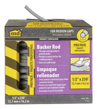 M-D Gray Foam Caulk Backer Rod For Door and Window 250 ft. L X 1/2 in. T