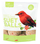 Pacific Bird & Supply Co Inc Pb-0100 2 Lb 10 Oz Insect & Hot Pepper Suet Balls 12 Count