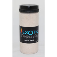 Exotic Pebbles & Aggregates Ep-R-40-10c 26.4 Oz Exotic White Dcor Sand Deco Jar