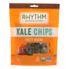 Rhythm Superfoods Kale Chips - Zesty Nacho - Case of 12 - 2 oz.