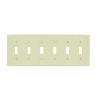 6G SWITCH PLATE IVORY