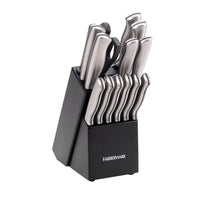 Faberware  Stainless Steel  Knife Set  15 pc. (Pack of 2)