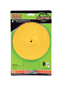 Gator 6 in. D Plastic Backing Pad 1/4 in. 3000 rpm 1 pc