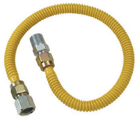 Stainless Steel Gas Appliance Connector, 60-In., 3/8-In. I.D. x 1/2-In. O.D.