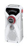 Eton White Weather Alert Radio Flashlight Digital Battery Operated