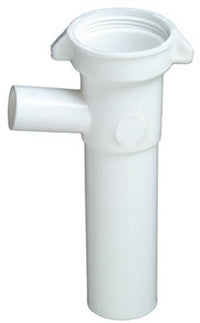 Dishwasher Branch Tailpiece, White Plastic, 1.5 O.D. x 6-In. (Pack of 5)