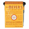 Mrs. Meyer's Clean Day White Orange Clove Scent Soy Candle 7.2 oz. (Pack of 6)