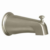 Brushed nickel diverter spouts