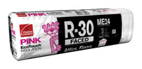 Owens Corning Eco Touch 16 in. W X 48 in. L 30 Kraft Faced Fiberglass Insulation Batt 58.67 sq ft