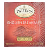 Twining's Tea Breakfast Tea - English - Case of 6 - 50 Bags