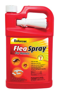 Enforcer Flea Spray for Homes Liquid Insect Killer 1 gal. (Pack of 4)