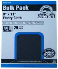 Sandpaper, Emery Cloth, Medium 80-Grit, 9 x 11-In., 25-Ct.