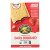 Nature's Path Organic Unfrosted Toaster Pastries - Berry Strawberry - Case of 12 - 11 oz.