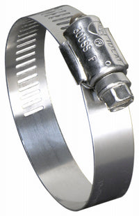 Hose Clamp, Marine Grade, Stainless Steel, 6.5 x 8.5-In.