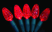 Celebrations  Platinum  LED C6  Light Set On A Reel  Red  24-1/2 ft. 50 lights