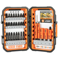 Apex u-GUARD Drive and Fasten Bit Set Heat-Treated Steel 30 pc.