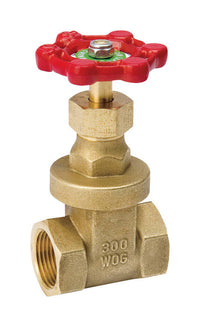 BK Products  ProLine  3/8 in. FIP  Brass  Gate Valve  Lead-Free