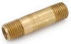 Amc 38300-0460 1/4" X 6" Low Lead Brass Nipple (Pack of 5)