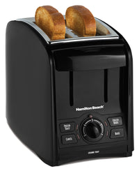 Hamilton Beach 22121 Black 2 Slice Smart Toast Toaster