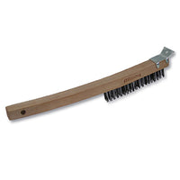 Allway 1 in. W X 19 in. L Carbon Steel Wire Brush with Scraper