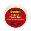 Scotch White 125 in. L x 3/4 in. W Plastic Tape (Pack of 6)