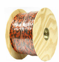 Polypropylene Truck Rope, Twisted, Black & Orange, 3/8-In. x 400-Ft.