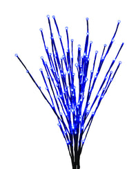 Celebrations  Platinum  LED  Blue  32 in. Yard Decor  Light Burst (Pack of 6)