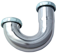 Kitchen Drain J Bend, Tube Slip Joint, 1-1/2-In. O.D.