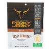 Perky Jerky Beef Jerky Tasty Teriyaki  - Case of 8 - 2.2 OZ