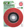 Shopsmith 4-1/2 in. D X 7/8 in. Ceramic Flap Disc 40 Grit 1 pk